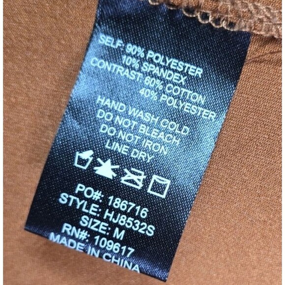 Shinestar Moto Faux Suede Jacket Medium Camel Tan Stretch Cropped Trend Y2K - Picture 5 of 12